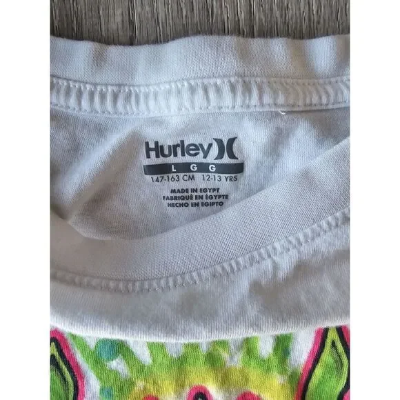 Hurley Boys Size Youth Large Airbrush Effect T-Shirt - Picture 3 of 10
